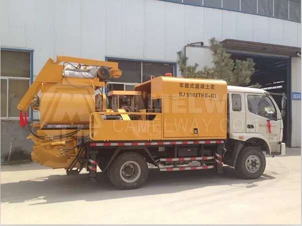 Concrete mixer pump truck 