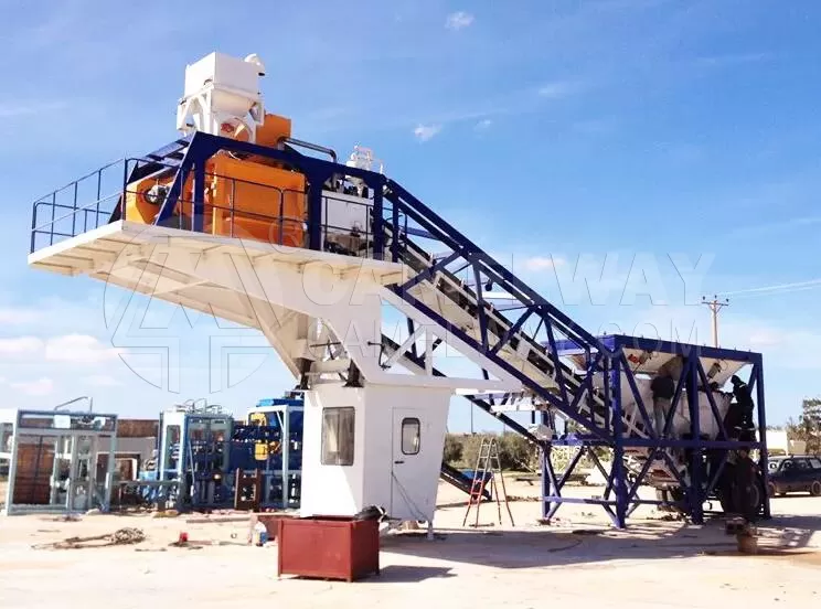 Mobile Concrete Batching Plant