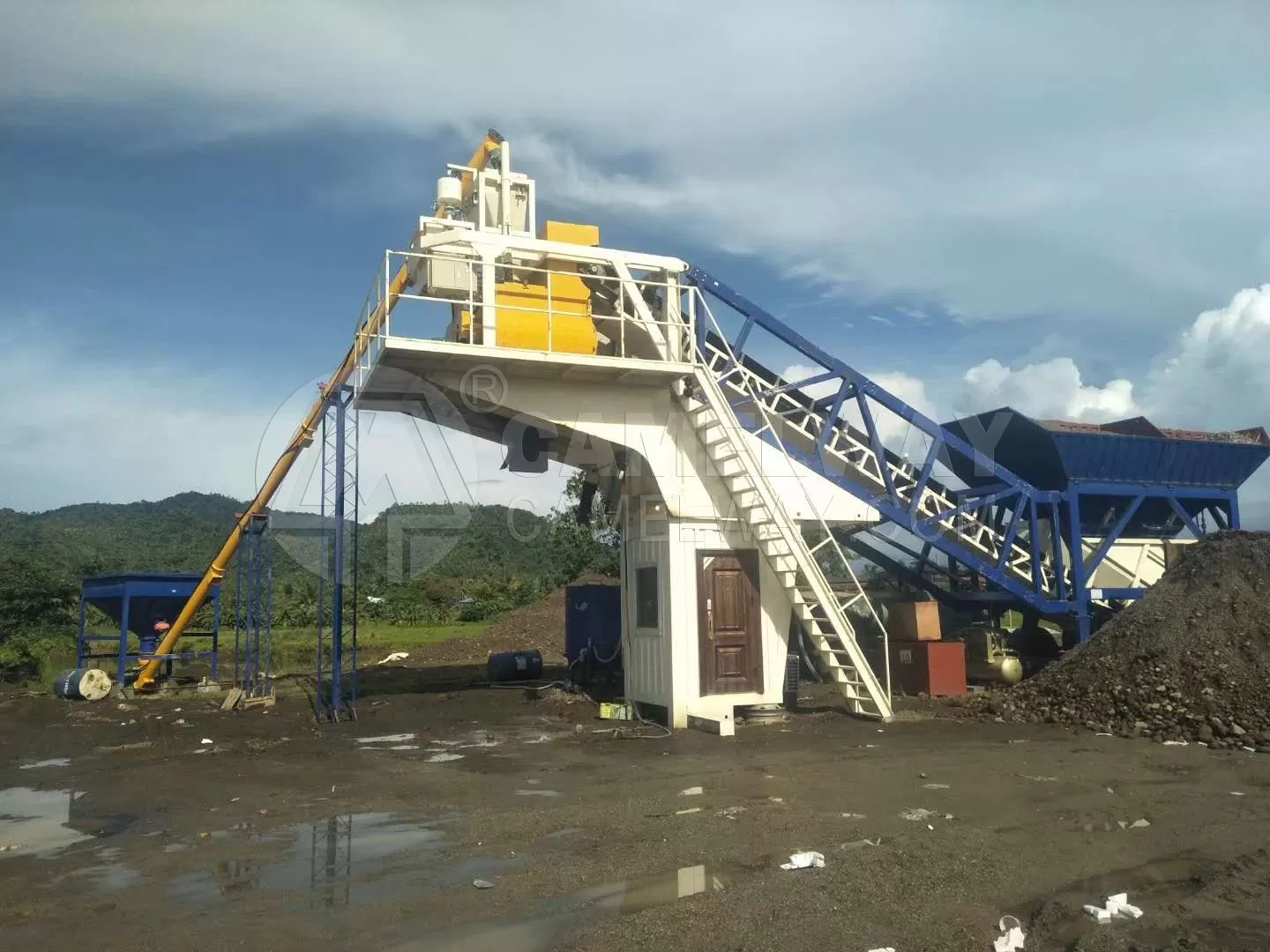 Mobile Concrete Batching Plant