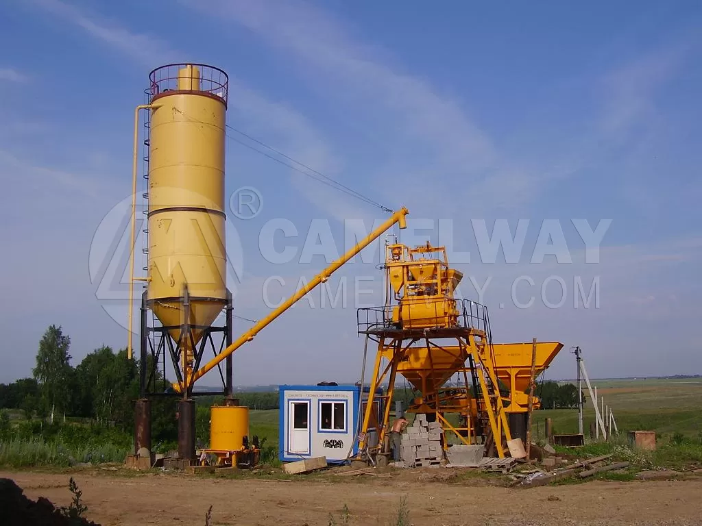 Small Fixed Concrete Mixing Plants